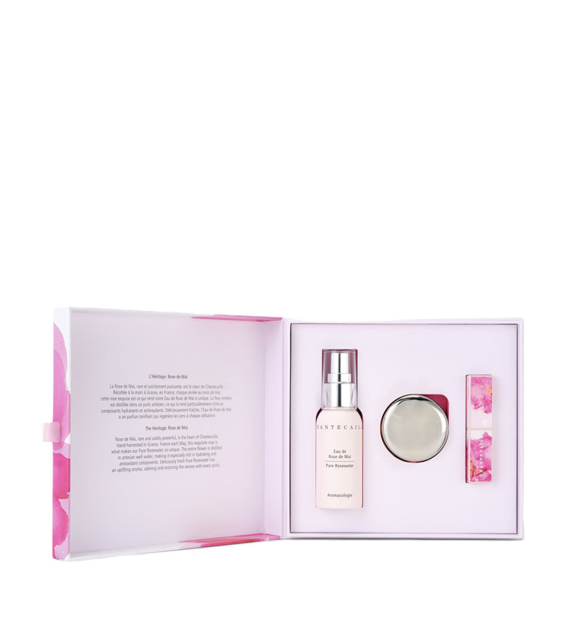 Chantecaille Rose Glow Trio beauty set - British product