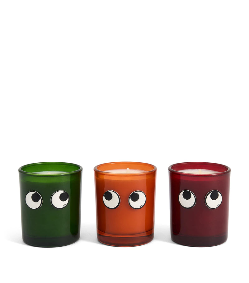 Anya Hindmarch mini scented candles set of 3 - British product