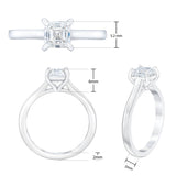 Costco Diamant-Solitärring 1,00 ct Platin N - Britisches Produkt