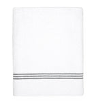Pratesi Tre Righe bath sheet 100cm x 180cm, imported from the UK