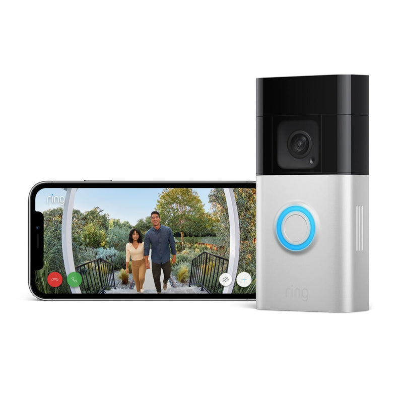 Ring Battery Video Doorbell Plus with 2nd Gen Chime Pro, imported from the UK