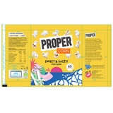 Proper Corn Sweet & Salty popcorn 32 x 14g, imported from the UK
