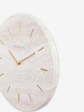 Natural Hallie wall clock 40cm, imported from the UK
