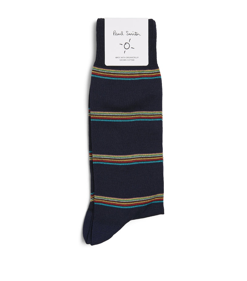 Paul Smith Block Signature Stripe socks, UK version