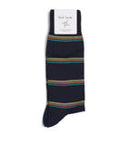Paul Smith Block Signature Stripe socks, UK version