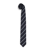 Harrods Eton Silk Stripe Tie- Buy online at McGrocer