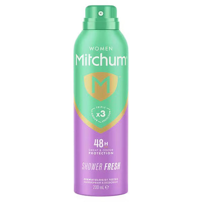 Superdrug Mitchum Shower Fresh Anti-Perspirant Deodorant Spray 200ml- Buy online at McGrocer