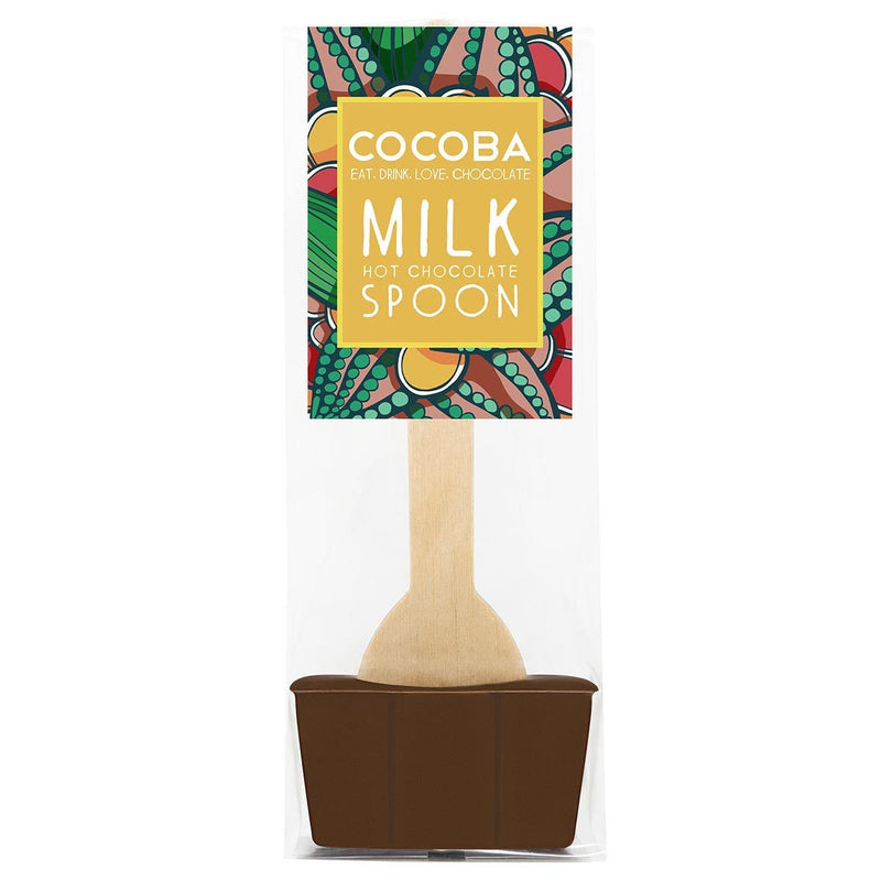 Cocoba milk chocolate hot chocolate spoons 20 x 50g - British product