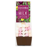 Cocoba milk chocolate hot chocolate spoons with marshmallows 20 x 50g - British product