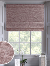 Next Pink Crushed Made To Measure Roman Blind- Buy online at McGrocer