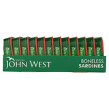 John West boneless sardines in tomato sauce 12 x 95g, UK version