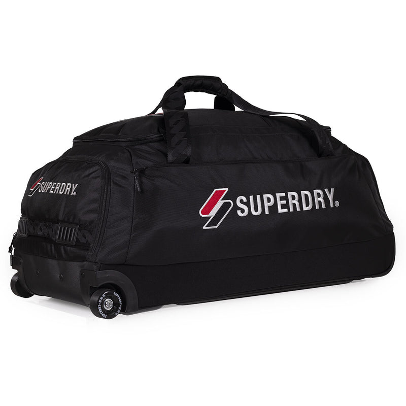 Superdry 30 inch wheeled holdall in recycled poly-nylon, (British brand)