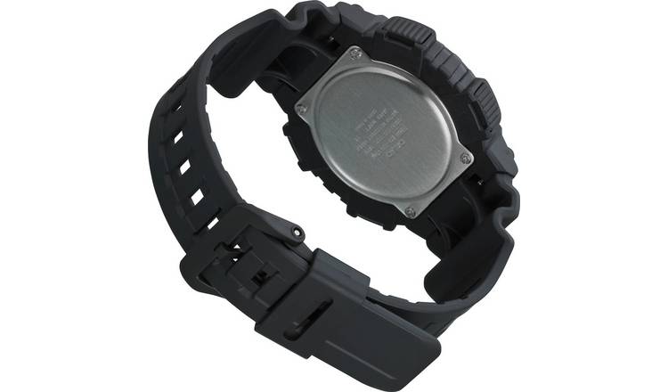 Casio solar watch black resin strap 46.6mm, imported from the UK