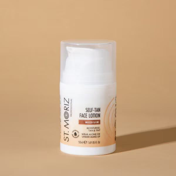 St Moriz Self Tan Face Lotion Medium 50ml (British brand)