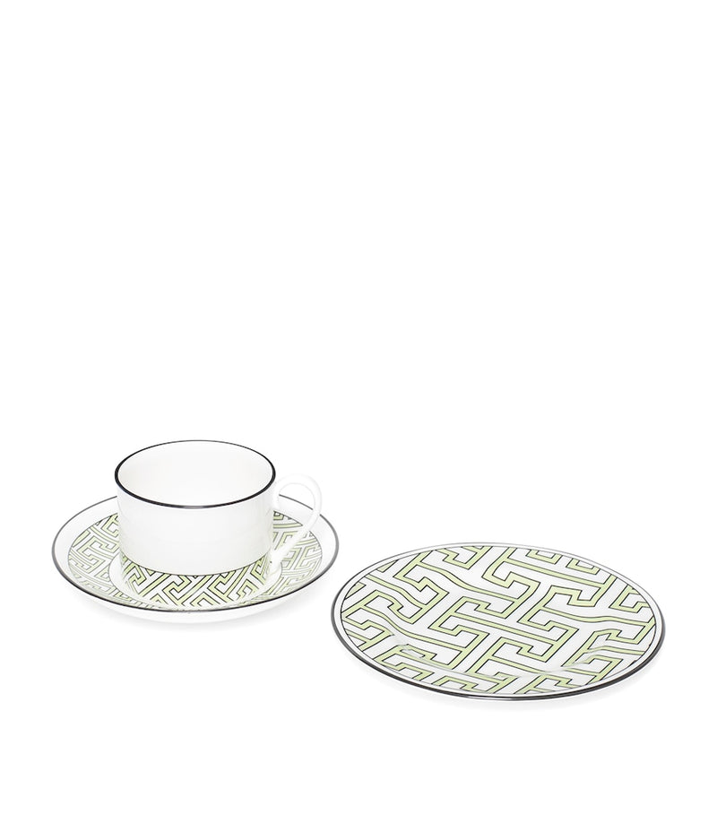 O.W.London Maze teacup and saucer, UK version