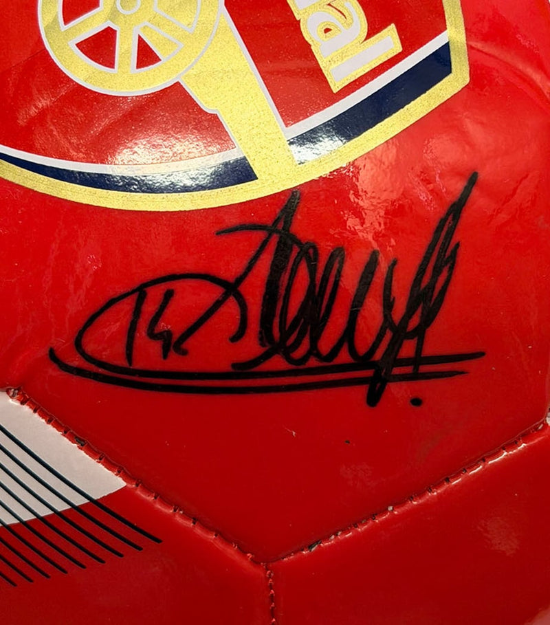 Leipzig Galleries Thierry Henry autographed football 26cm collectible (British brand)