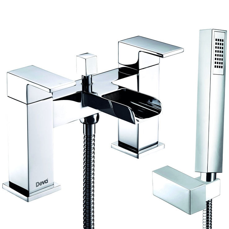 Deva Sparkle deck mounted bath shower mixer chrome - British product