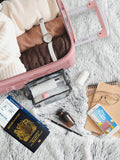 Flight Knight rose gold gloss cabin case easyJet size (British brand)