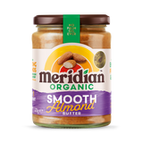 Holland & Barrett Meridian Organic Almond Butter 470g- Buy online at McGrocer