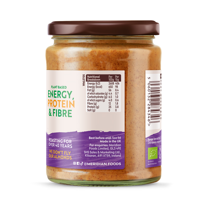Meridian Organic Almond Butter 470g