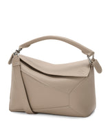 Harrods LOEWE Small Leather Puzzle Edge Top-Handle Bag- Buy online at McGrocer
