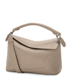 LOEWE small Puzzle top-handle calfskin leather bag (British brand)