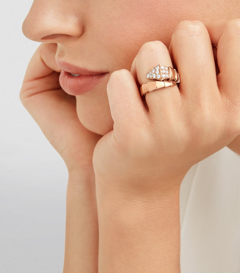 Bvlgari Serpenti Viper ring (British brand)