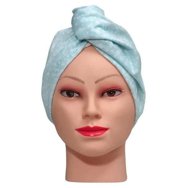 Full Circle Beauty argan oil turban blue spot microfibre (British brand)