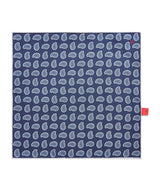 Harrods Isaia Paisley Print Pocket Square 33cm x 33cm- Buy online at McGrocer
