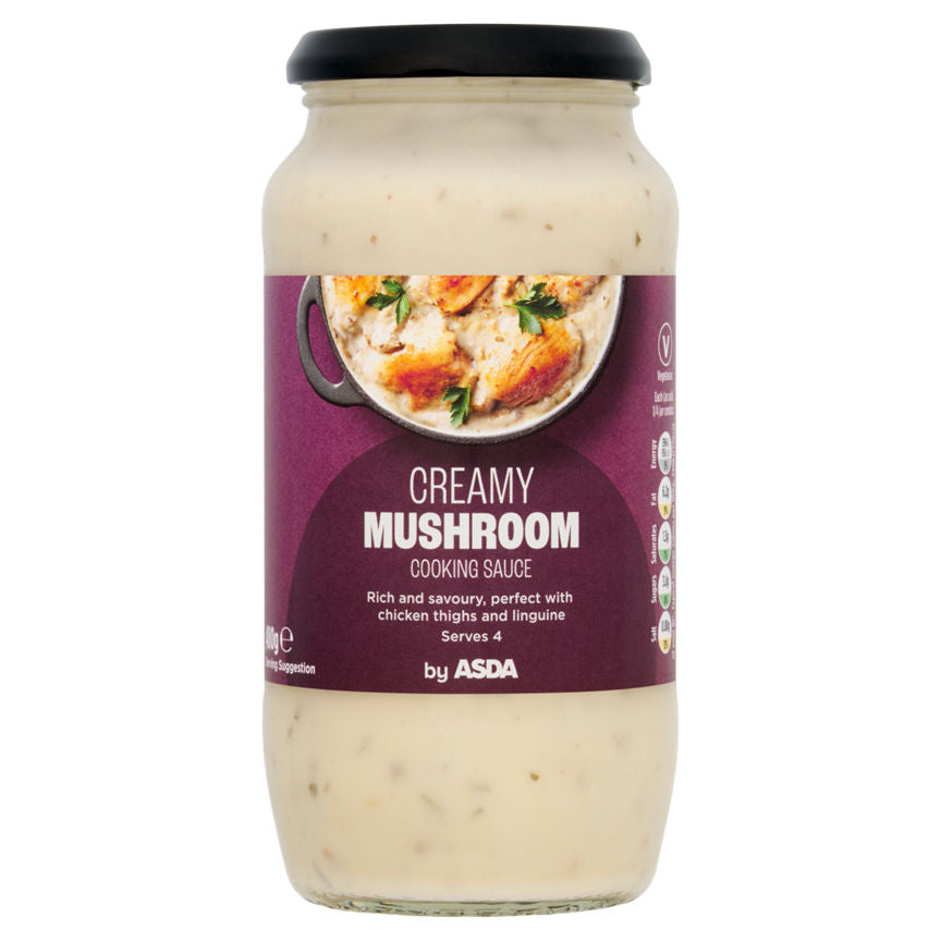 ASDA Creamy Mushroom Cooking Sauce 480g - McGrocer