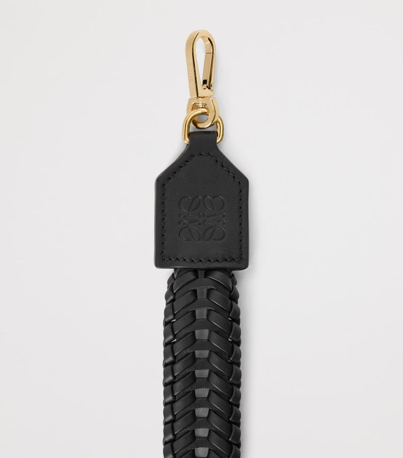 LOEWE leather woven bag strap 122cm length, UK version