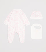 Harrods Givenchy Kids Cotton All-In-One, Hat and Bib Set for Babies 1-18 Months- Buy online at McGrocer