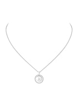 Harrods Messika Lucky Move White Gold and Diamond Necklace (0.18ct)- Buy online at McGrocer