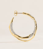 Alexis Bittar small gold-plated Solanales crystal twist earrings - British product