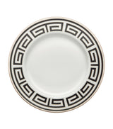 Harrods Porcelain Flat Dinner Plate with Geometric Labyrinth Pattern, 28cm- Buy online at McGrocer