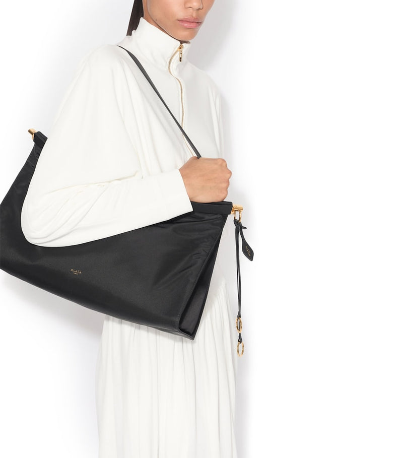 Alaïa Large Le Click East West shoulder bag nylon, UK version