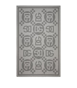 Harrods Dolce & Gabbana Casa Wool Logo Jacquard Throw (140cm x 180cm)- Buy online at McGrocer