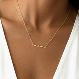 Superdrug MUCHV Mama Script Necklace in 18k Gold- Buy online at McGrocer