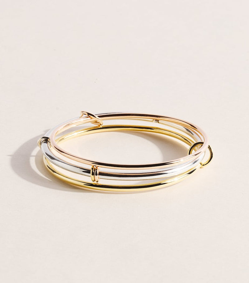 Spinelli Kilcollin layered gold and silver bangle, UK version