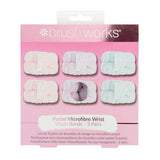 Brushworks Pastel Microfibre Wrist Wash Bands Pack of 3 - British product