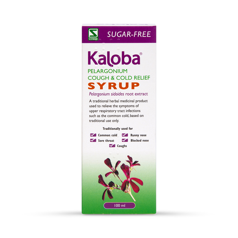 Schwabe Pharma Kaloba Syrup 100ml, UK version