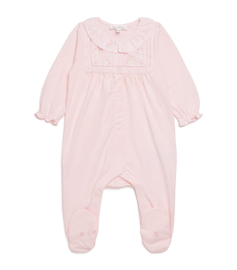 Tartine et Chocolat cotton frill-collar all-in-one baby 0-24 months (British brand)