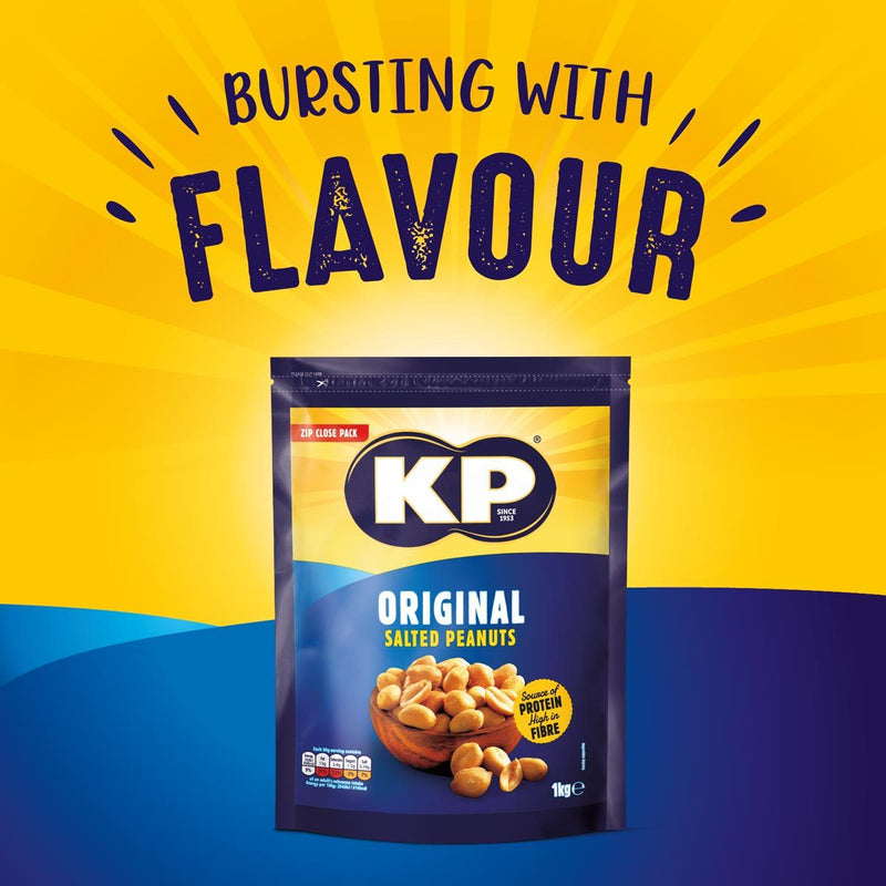 KP original salted peanuts 1kg, UK version