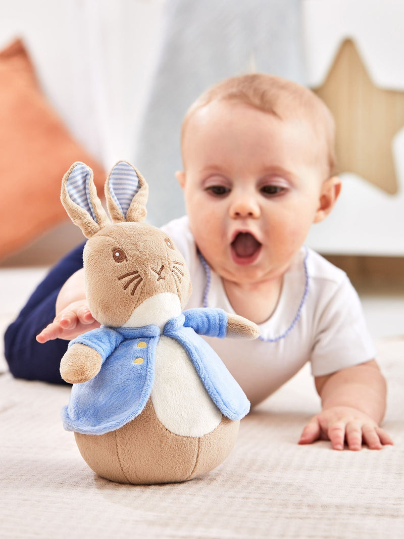 JoJo Maman Bébé Peter Rabbit baby wobble toy, imported from the UK