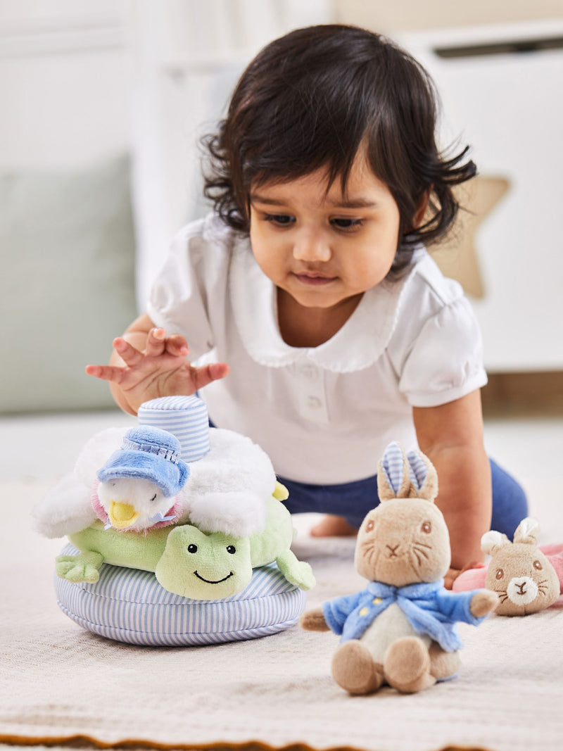 JoJo Maman Bébé Peter Rabbit plush stacker - British product