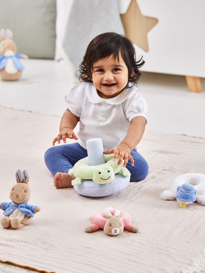 JoJo Maman Bébé Peter Rabbit plush stacker - British product