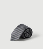Brunello Cucinelli silk stripe jacquard tie 152cm, UK version