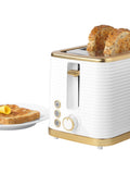 Salter White Palermo Texture 2 Slice Toaster (British brand)