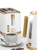 Salter White Palermo Texture 2 Slice Toaster (British brand)