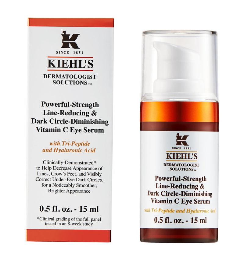 Kiehl's line reducing anti-ageing serum with vitamin C and hyaluronic acid 15ml, imported from the UK